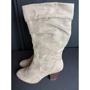 Espirit Oliana Memory-Foam Mid-Shaft Boot (Women's)  taupe- Sz 10M